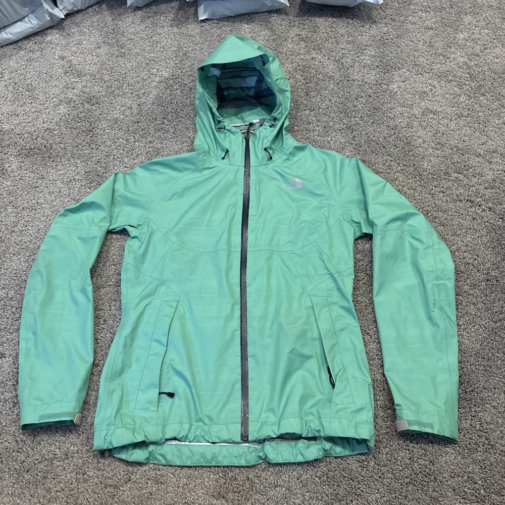 The North Face Mountain Parka Hyvent Jacket Mountain Lite Womens Medium Green